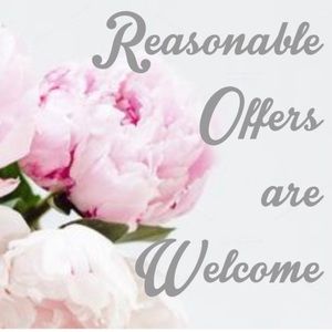 Please reach out! Make an offer! I look forward to hearing from you!